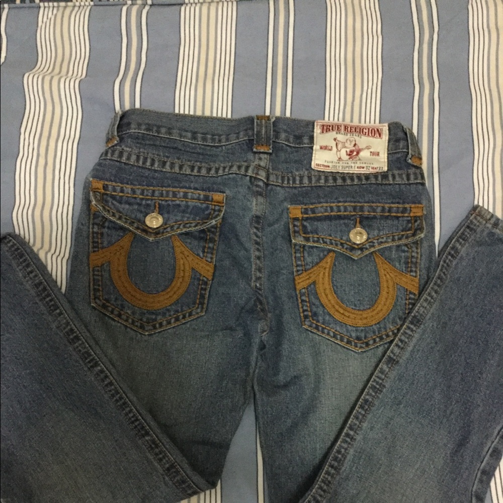 Men’s true religion boot cut jean (32*33)